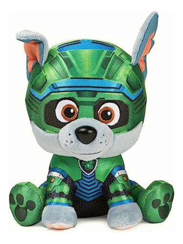 Gund Paw Patrol: The Mighty Movie Rocky Peluche Animal, Con Color Película 2 - Rocky 6