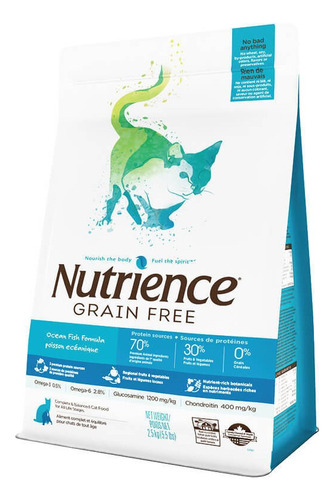 Nutrience Grain Free Pescado Oceánico Gatos 2,5 Kg