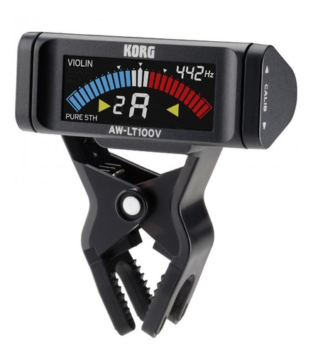 Imagen 1 de 10 de Korg Aw Lt100v Afinador Pinza Clip Violin Viola 100 Horas Cu