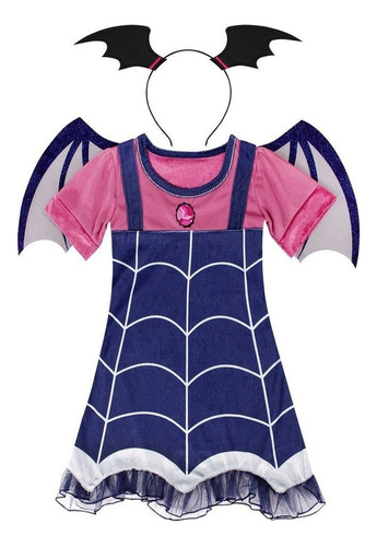 Traje Dressy Disfraz Cosplay Halloween Daisy Niñas Vampirina