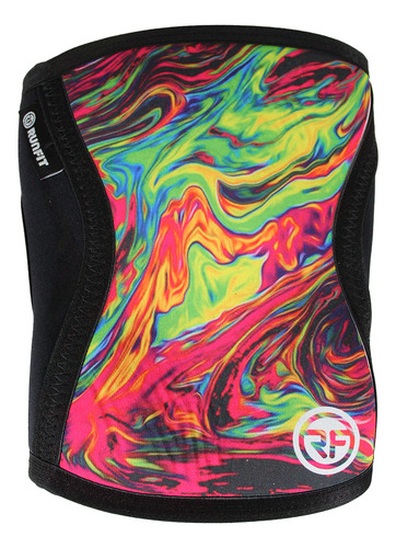 Rodilleras De Neopreno Psy Trance Runfit 7mm Color Negro Talla S