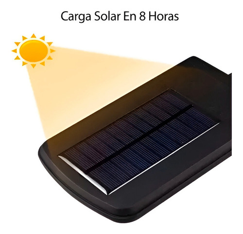 Foco Solar Led Exterior Con Sensor De Movimiento Ip65