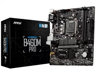 Mother Msi B460m Pro Gamer Intel 1200 10ma Gen Ddr4 Pc