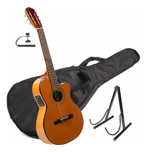 Guitarra Eletrocriolla Gracia M8eq Fishman Funda+soport+capo