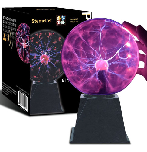 Lampara De Bola Plasma Efecto Rayos Tamaño Grade