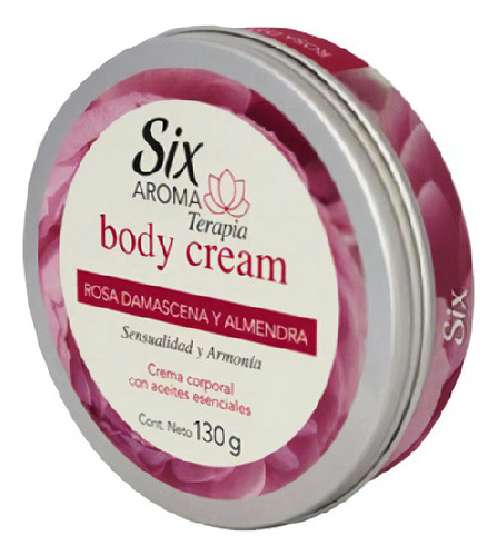  Crema Corporal Six Body Rosa Damascena Y Almendras