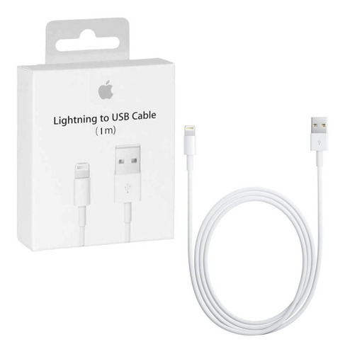 Apple Cable Cargador Lightning A Usb (1 M) Original