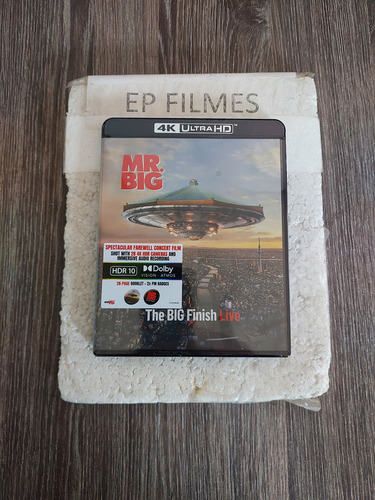 Mr. Big - Big Finish Live (2024) - Blu Ray 4k Lacrado. Versão Do Álbum Estandar