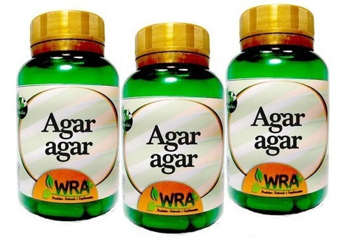Imagem 1 de 6 de Agar-agar Kit Com 3 Potes