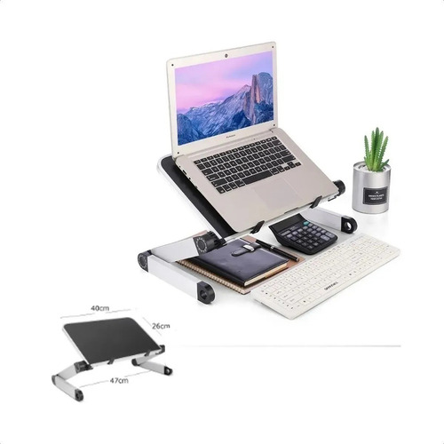 Imagen 5 de 5 de Elevador Notebook Alzador Notebook Plegable Laptop Stand