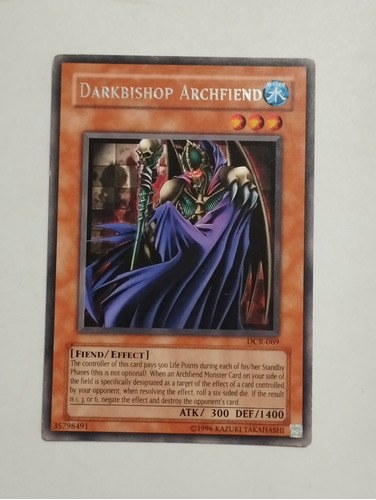 Darkbishop Archfiend. Dcr ... Leer Descripción 