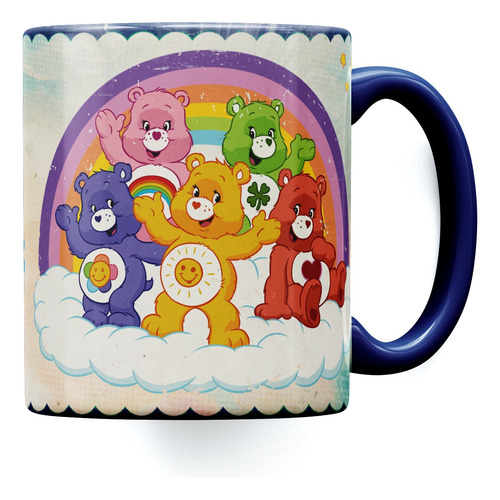 Taza Cerámica Ositos Cariñosos Universo Retro Care Bears