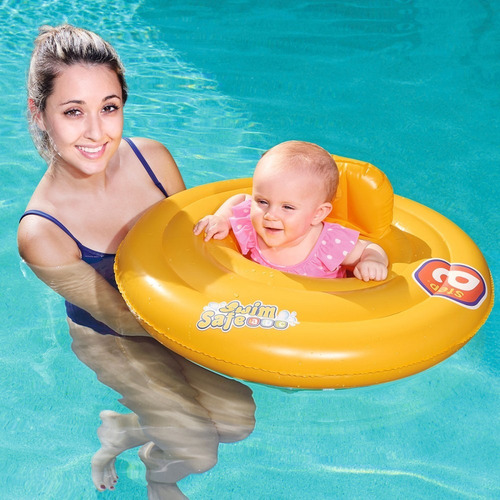 Imagen 3 de 10 de Baby Boat Bestway Bote De Bebe Con Contencion Redondo 32027