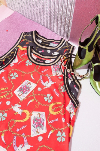 Musculosa Lucky Rojo Las Pepas