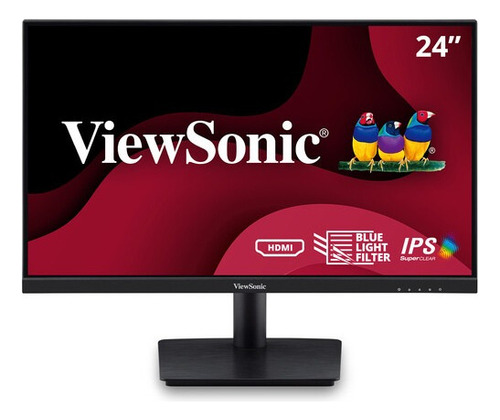 Monitor Viewsonic Va2409m 24 Pulgadas, Panel Ips 1080p Color Negro