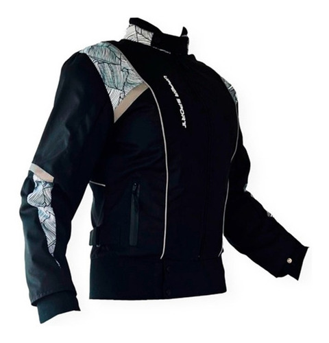 Imagen 3 de 8 de Campera Moto Dama Upper Colours Motoscba