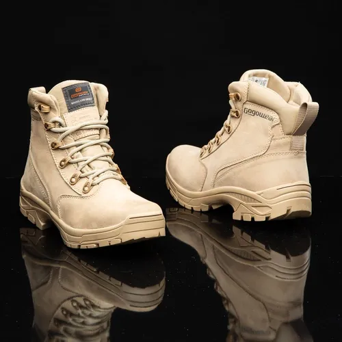 Bota couro cheap impermeavel feminina