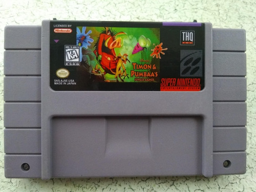 Timon Y Pumba Para Super Nintendo