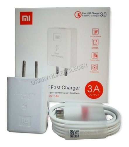 Turbo Cargador Xiaomi 25w Original Cable De Tipo C A C