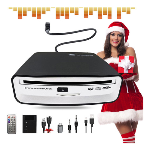Reproductor Cd Y Dvd Usb Para Automóvil Con Accesorios Mejor