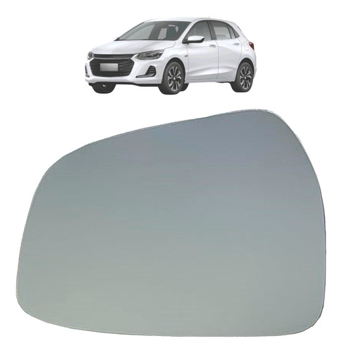 Lente Espelho Retrovisor Com Base Onix 20 21 22 23 Original