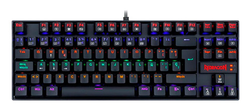 Teclado Gamer Redragon Kumara K552w Rgb-black Sp Blue Switch