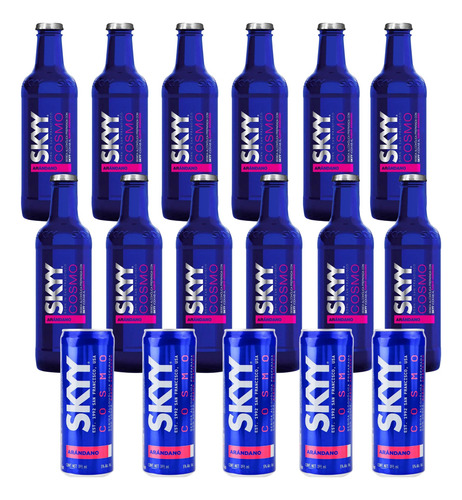 48 Botellas Vodkaskyy Cosmo 275ml+12 Latas 375ml De Regalo