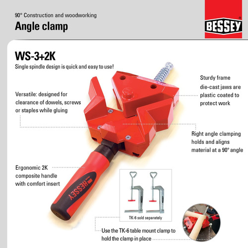 Abrazadera Angular Bessey Ws-3+2k-cb