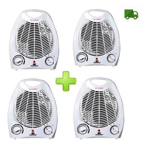 Imagen 8 de 8 de Caloventores Estufa 4 Unidades Eléctricos Calor