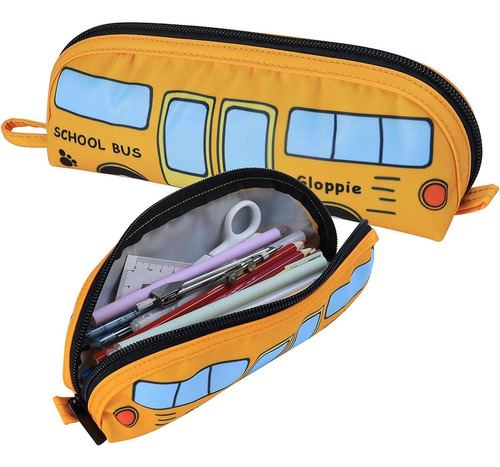 Cartuchera Para Niños Y Niñas Diseño De Autobús