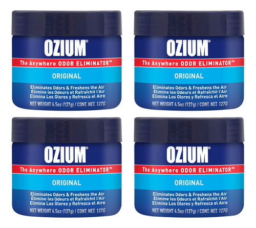 Ozium - Gel Eliminador De Olores Para El Hogar, 4.5 Oz, 1 Un