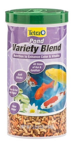 Tetra Pond Variety Blend 150 Grs. Original Mundo Acuatico