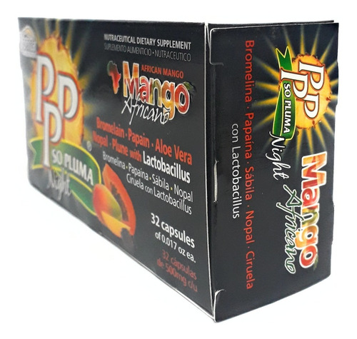 Imagen 5 de 6 de Pppso Pluma Mango Africano Noche Ypenza 32 Cap (3 Pzs) Full