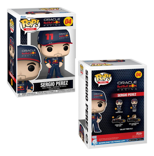Funko Pop! Sergio Perez (checo) #4 Red Bull Racing F1 (Usado)