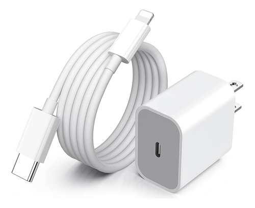 20w Cargador Carga Rápida Para iPhone 8 11 14 Tipo C Cable