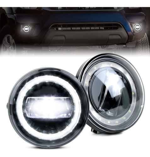 Kewisauto Luz Antiniebla Led Para Toyota Tacoma Tundra Halo