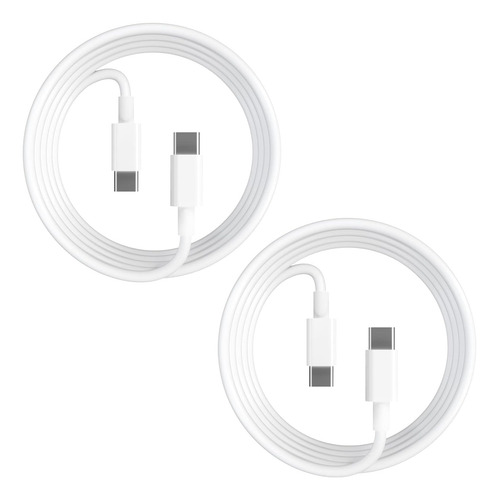 Paquete De 2 Cables De Carga Usb C A Usb C De 10 Pies Y 100