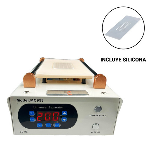 Plancha Separadora De Glass Con Bomba Headfox Mc958