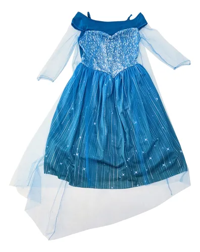 Disfraz De Elsa - Frozen - Color Celeste - Premium