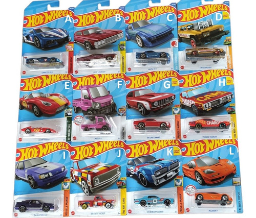 Hot Wheels 6 Autos A Seleccionar Arma Tu Paquete 2022 A