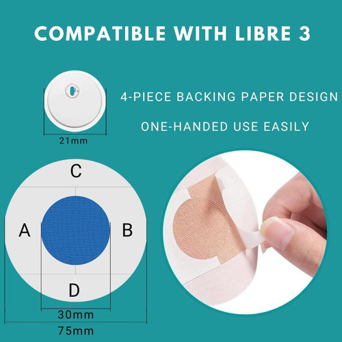 Paquete De 20 Fundas De Sensor Para Freestyle Libre 3 Parche