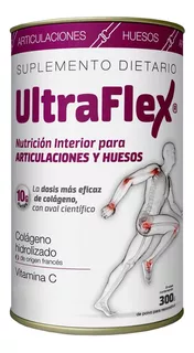 Suplemento en polvo Ultraflex colágeno sabor limón pote de 300g