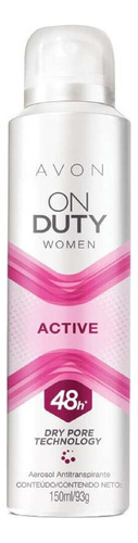 Desodorante Active Antitranspirante On Duty Women Avon