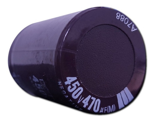 Imagen 2 de 3 de Condensador Capacitor Electrolítico 450v 470 Uf