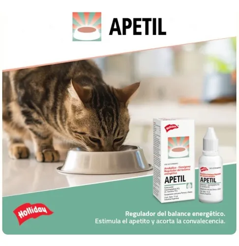 Apetil - Estimulante Del Apetito Para Perros Gatos 10 Ml