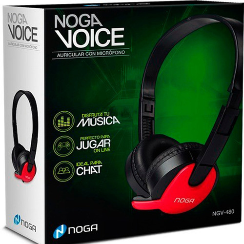 Imagen 2 de 3 de Auriculares Pc Gamer Con Microfono Noga Ngv-480 Headset Zoom