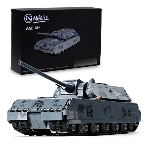 Nifeliz Ww2 Militar Panzer Viii Maus Moc Bloques