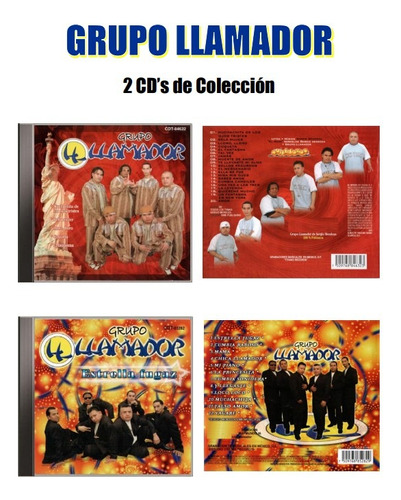 Grupo Llamador 2 Cds De Colección