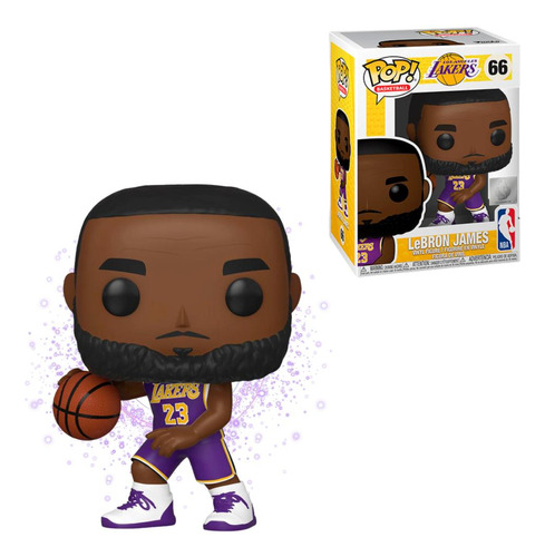 Funko Pop Nba Lebron James Camisa 23 Los Angeles Lakers #66