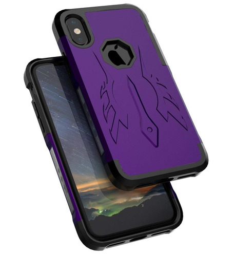 Estuche iPhone X Slim Fit Híbrido De Doble Capa Tpu.  